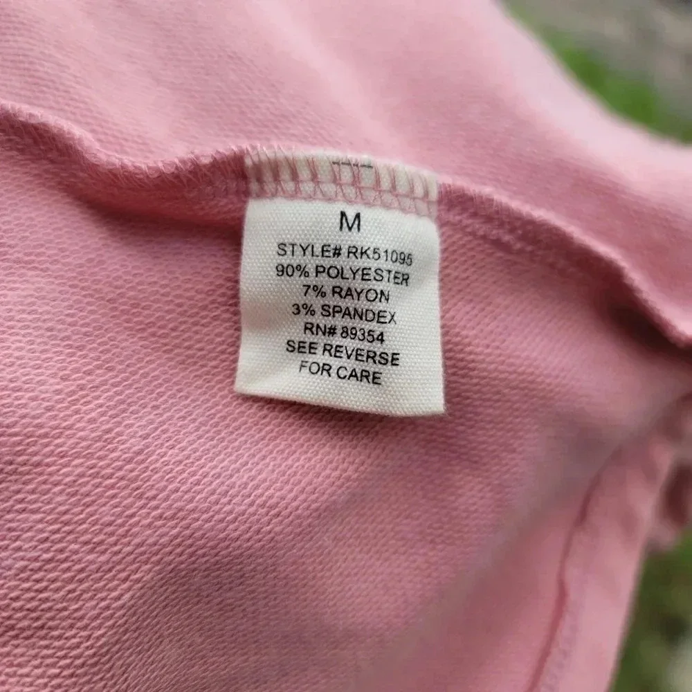 Soft Knit Short Sleeve Dress Keyhole Neckline Pink